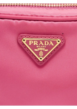 Prada Pre-Owned small triangle-logo pouch - Pink
