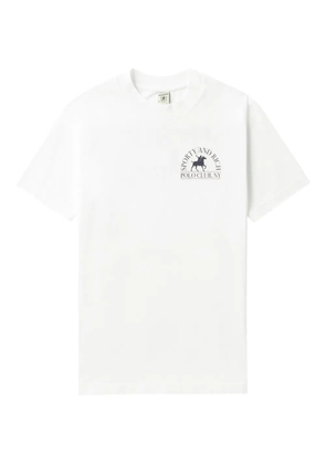 Sporty & Rich logo-print T-shirt - White