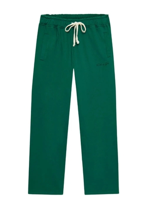 FREEDOM OF SPACE cotton track pants - Green