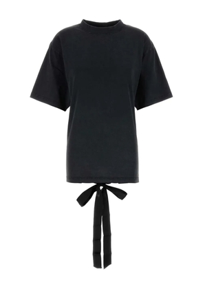 Balenciaga lace-up back T-shirt - Black