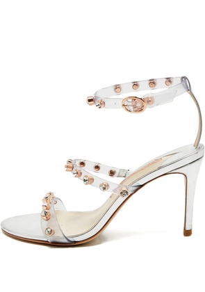 Sophia Webster crystal-embellished heeled sandals - White