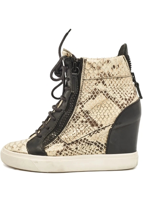 Giuseppe Zanotti Vintage 80mm Coby wedge sneakers - Neutrals