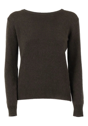 Filippo De Laurentiis ribbed-trim sweater - Brown