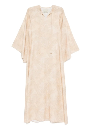 Bambah Moza kaftan - Neutrals