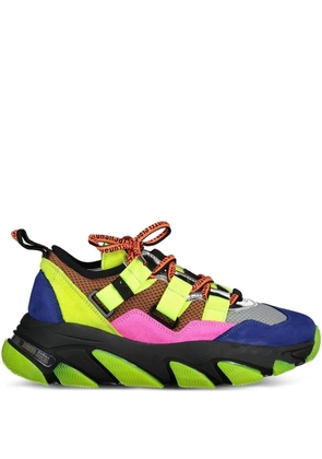 Circus Hotel colour-block low-top sneakers - Green