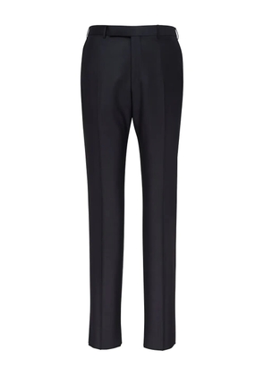 Zegna flat-front wool trousers - Grey