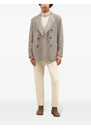 Boglioli houndstooth blazer - Brown