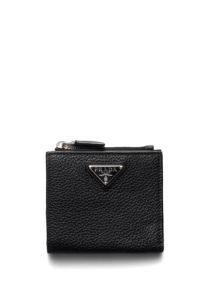 Prada small leather wallet - Black