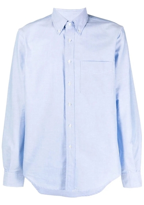ASPESI long-sleeve patch-pocket shirt - Blue