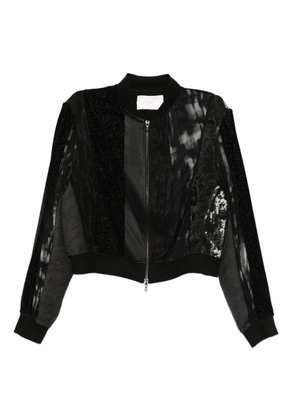 Quetsche double-layer bomber jacket - Black