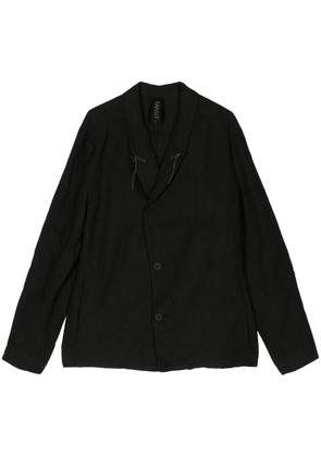 Transit off-centre fastening blazer - Black