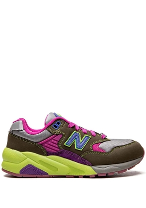 New Balance x Stray Rats MT580 'Dark Moss/Cosmic Grape' sneakers - Green