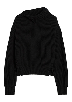 Jil Sander ribbed sweater - Black