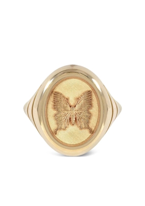 Retrouvaí 14K yellow gold Grandfather signet ring