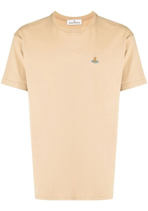 Vivienne Westwood Orb-logo short-sleeved T-shirt - Brown
