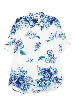 Camilla silk oversized shirt - White