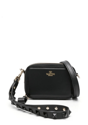 Valentino Garavani Rockstud leather crossbody wallet - Black