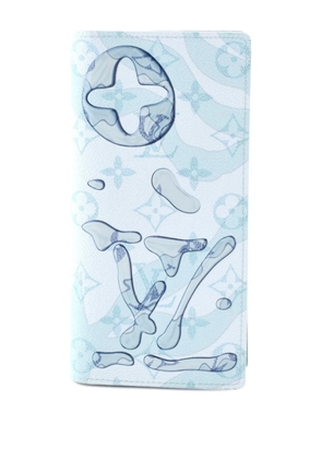 Louis Vuitton Pre-Owned Brazza Wallet Limited Edition Aquagarden Monogram Canvas small wallets - Blue