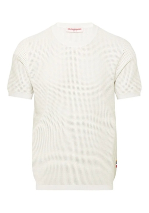 Orlebar Brown textured-knit T-shirt - White