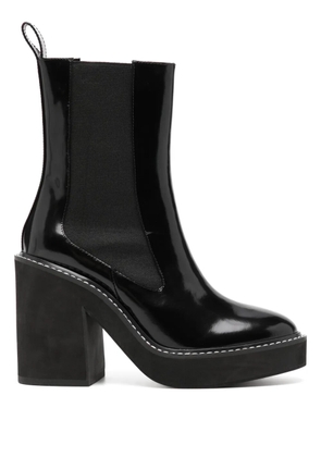 Senso Harper II 100mm leather boots - Black