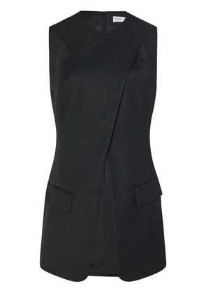 Rosetta Getty tailored cross-front top - Black