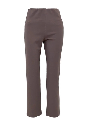 Odeeh pull-on cropped-hem trousers - Brown