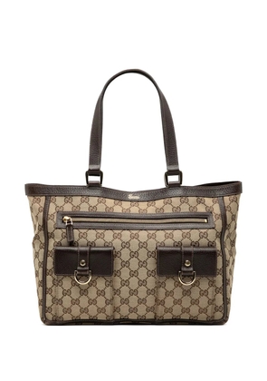 Gucci Pre-Owned 2000-2015 GG Canvas Abbey D Ring Pocket tote bag - Brown