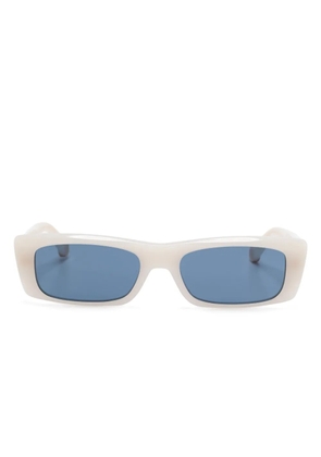 Stella McCartney Eyewear rectangular-frame sunglasses - White