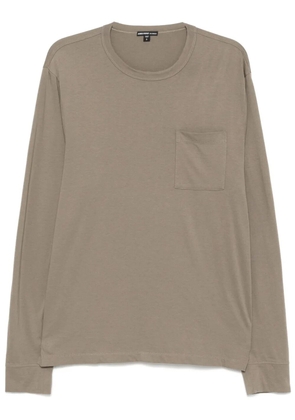 James Perse long sleeve pocket T-shirt - Grey
