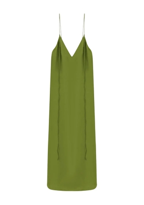 Róhe open-back silk dress - Green