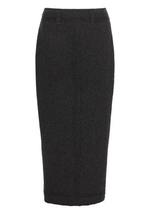 Barrie knitted midi skirt - Black