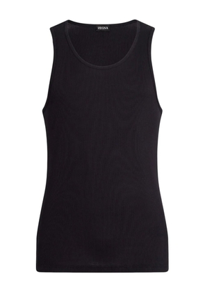 Zegna scoop-neck tank top - Black
