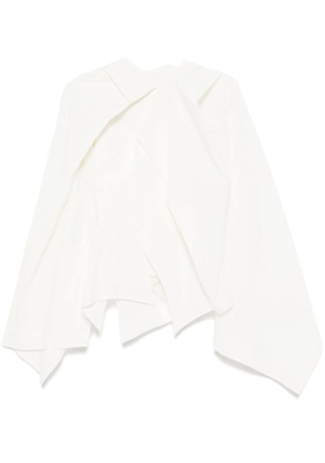 YEHUAFAN asymmetric shirt - White
