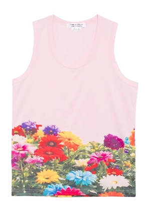 Comme Des Garçons Comme Des Garçons all-over print tank - Pink