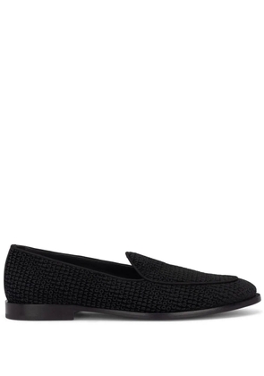 Dolce & Gabbana classic velvet slippers - Black