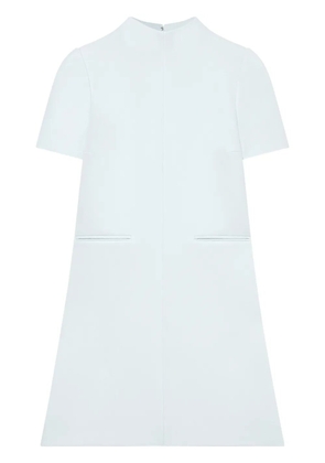 Courrèges twill A-line mini dress - Blue