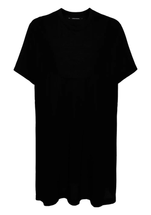 Julius fine-knit cotton T-shirt - Black