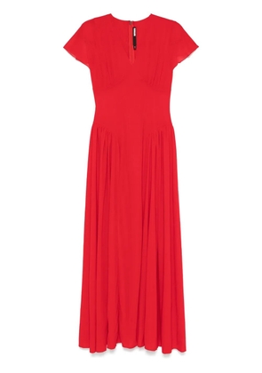 ROTATE BIRGER CHRISTENSEN V-neck maxi dress - Red