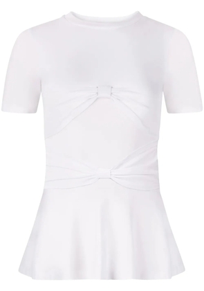 Nina Ricci bow detailed t-shirt - White