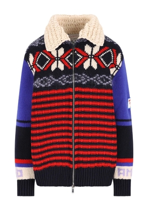 Giada Benincasa fair isle-pattern zip-up cardigan - Blue