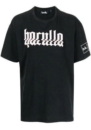 Haculla Glitched logo-print T-shirt - Black