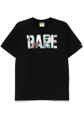 A BATHING APE® printed T-shirt - Black