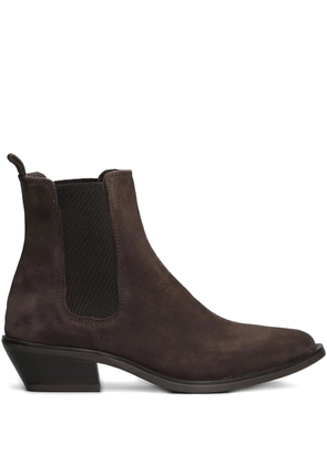 Carmens pull-on heel boots - Brown