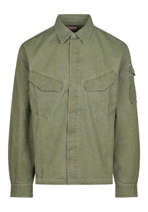 Kenzo multi-pocket overshirt - Green