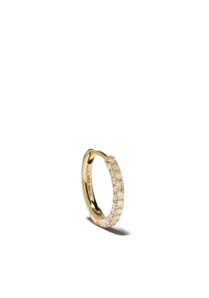 We by WHITEbIRD 18kt yellow gold Giulia diamond single hoop
