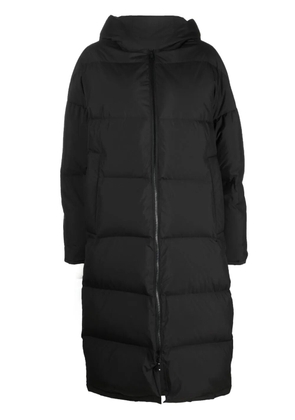 Yves Salomon reversible hooded down parka - Black