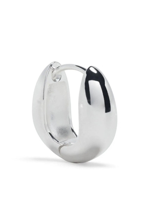 DOWER AND HALL chunky tapered hoop earring - Silver