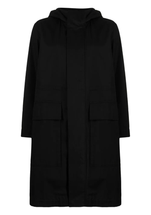 JNBY hooded cotton trench coat - Black
