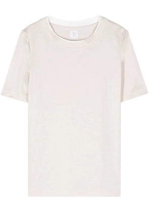 Eleventy layered-detail T-shirt - Neutrals