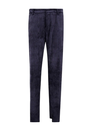 Emporio Armani striped corduroy trousers - Purple